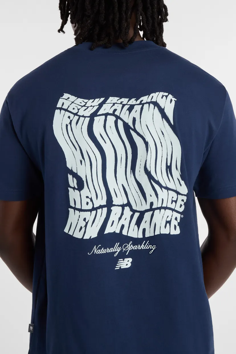 Мужская синяя футболка Wavey T-Shirt 7