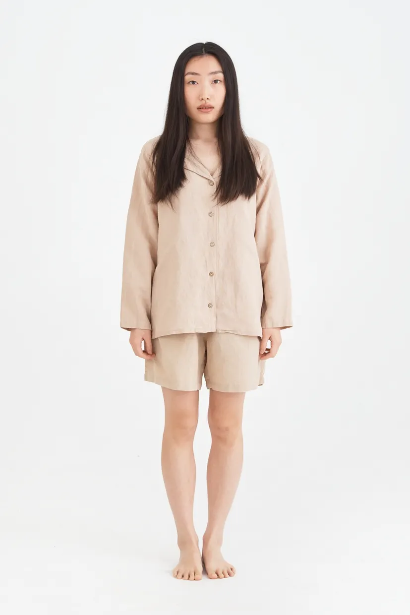 Жіноча бежева сорочка Bruma 3