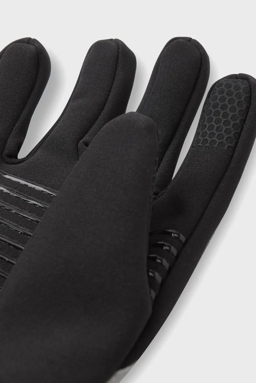 Детские серые перчатки светоотражающие Softshell Heippa 3