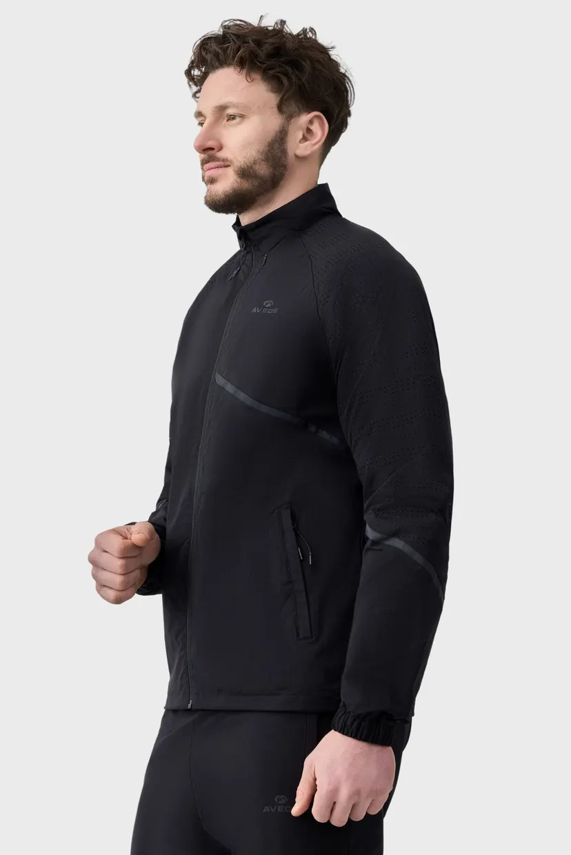 Чоловічий чорний Спортивний костюм (кофта, штани) Tracksuit 3