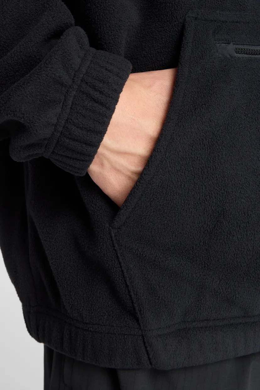 Мужской черный реглан Polar Fleece 1/2 Zip 5