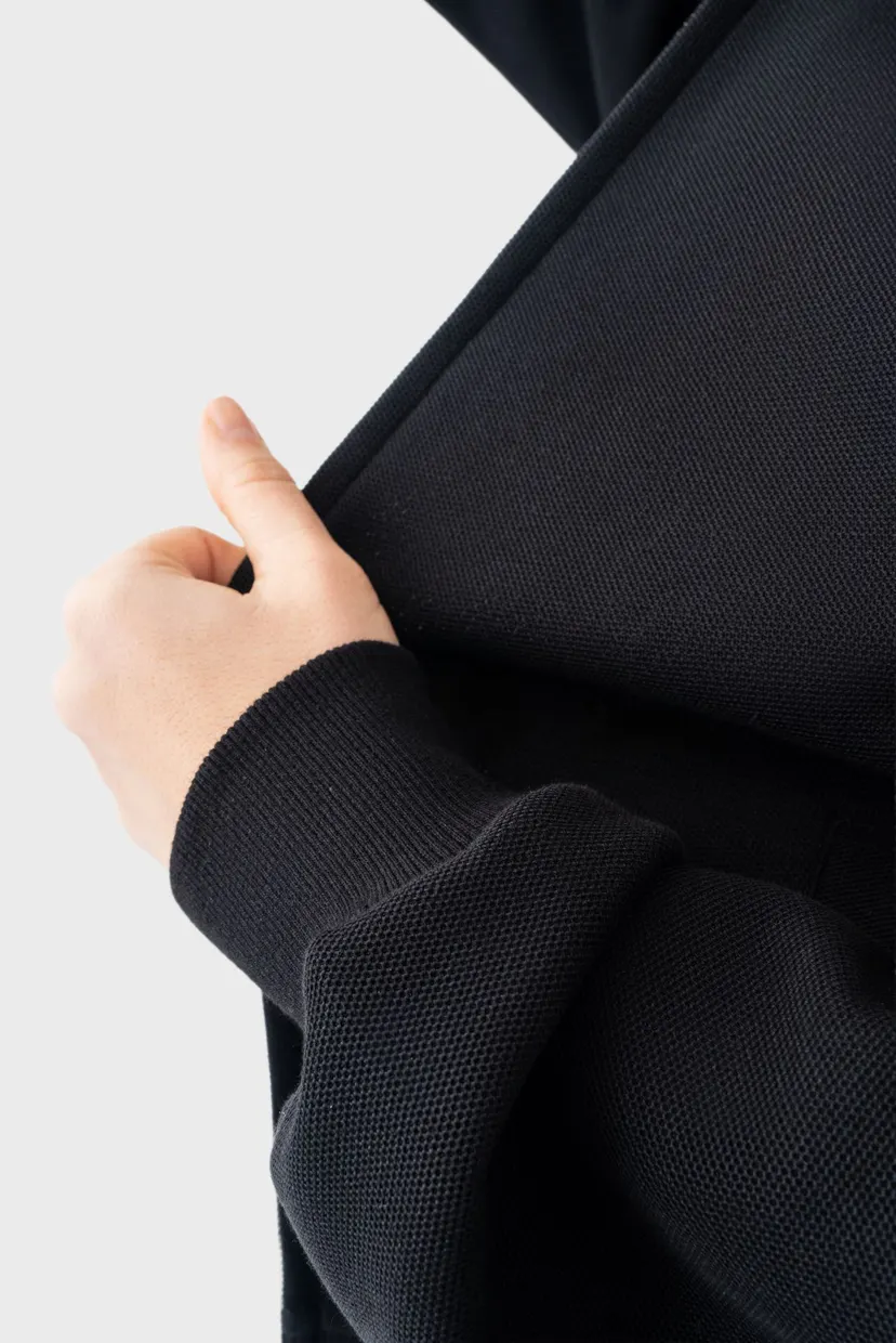 Женский черный Спортивный костюм (кофта, брюки) Tracksuit 9