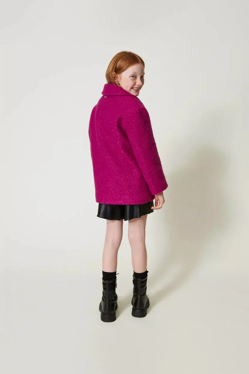 Дитяче рожеве пальто TWINSET Girl 6