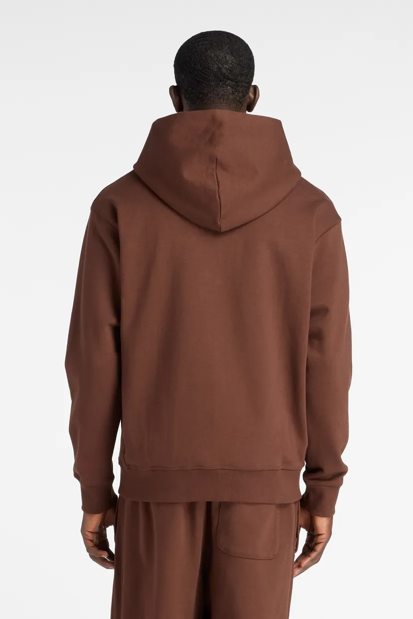 Чоловіче коричневе худі Athletics French Terry Full Zip 3