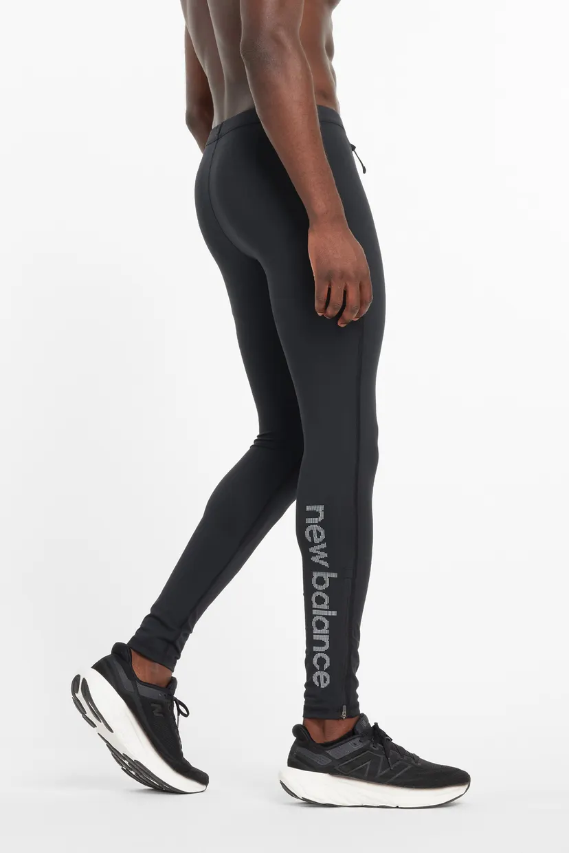 Чоловічі чорні тайтси Sleek Reflective 3