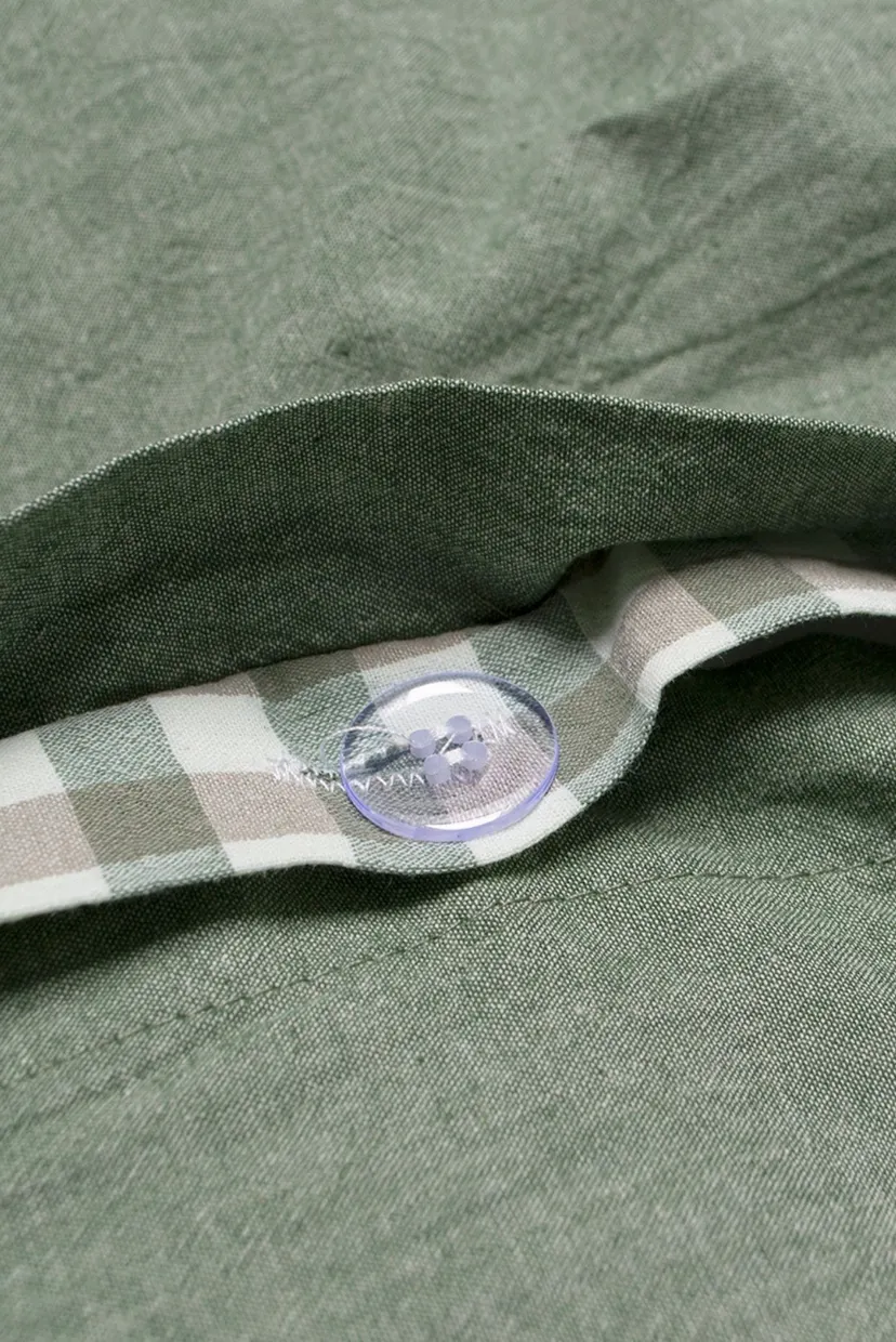 Постільна білизна - Checked Gingham оливковий сімейний 5