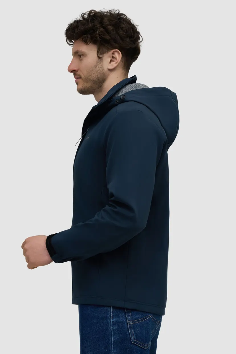 Чоловіча синя вітровка windbreaker 4