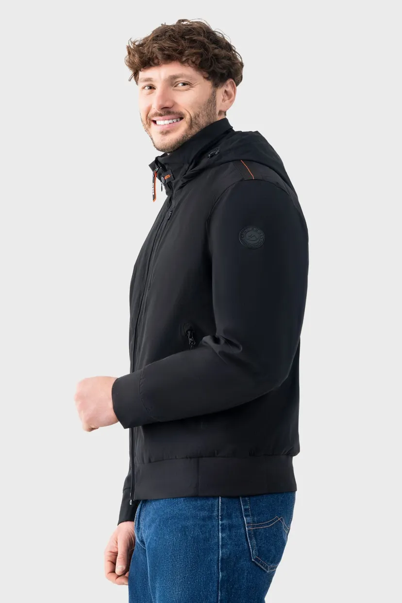 Мужская черная куртка  jacket 4