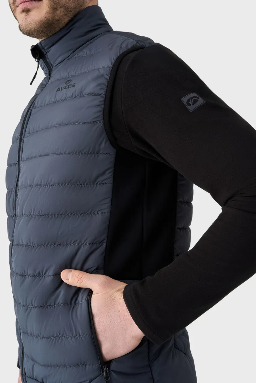 Мужской серый жилет vest 7