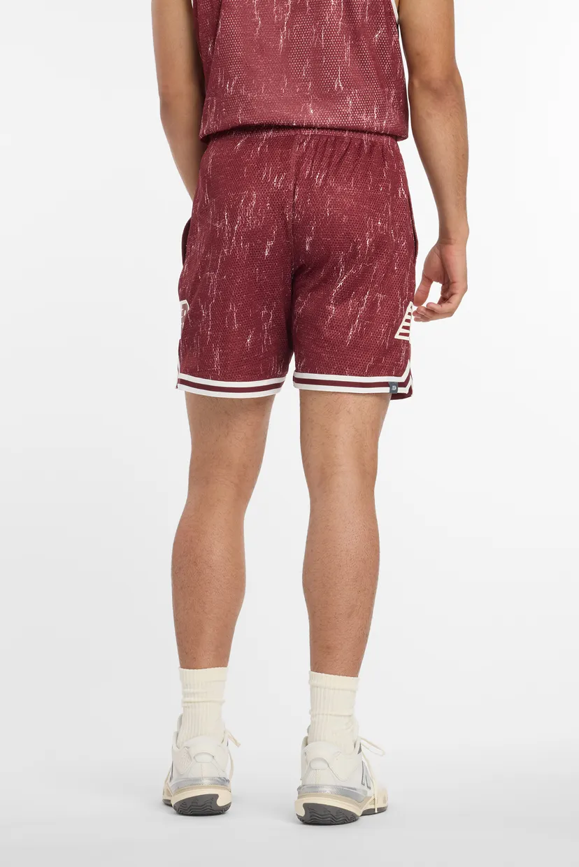 Мужские бордовые шорты Printed 7