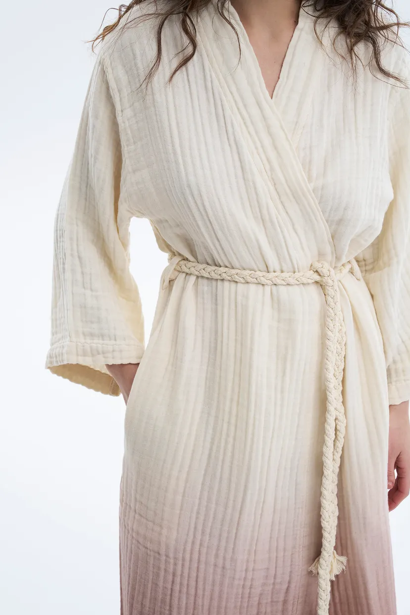 Женский халат Nitra muslin beige 4