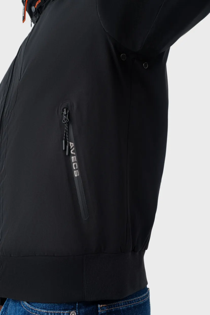 Чоловіча чорна куртка  jacket 8