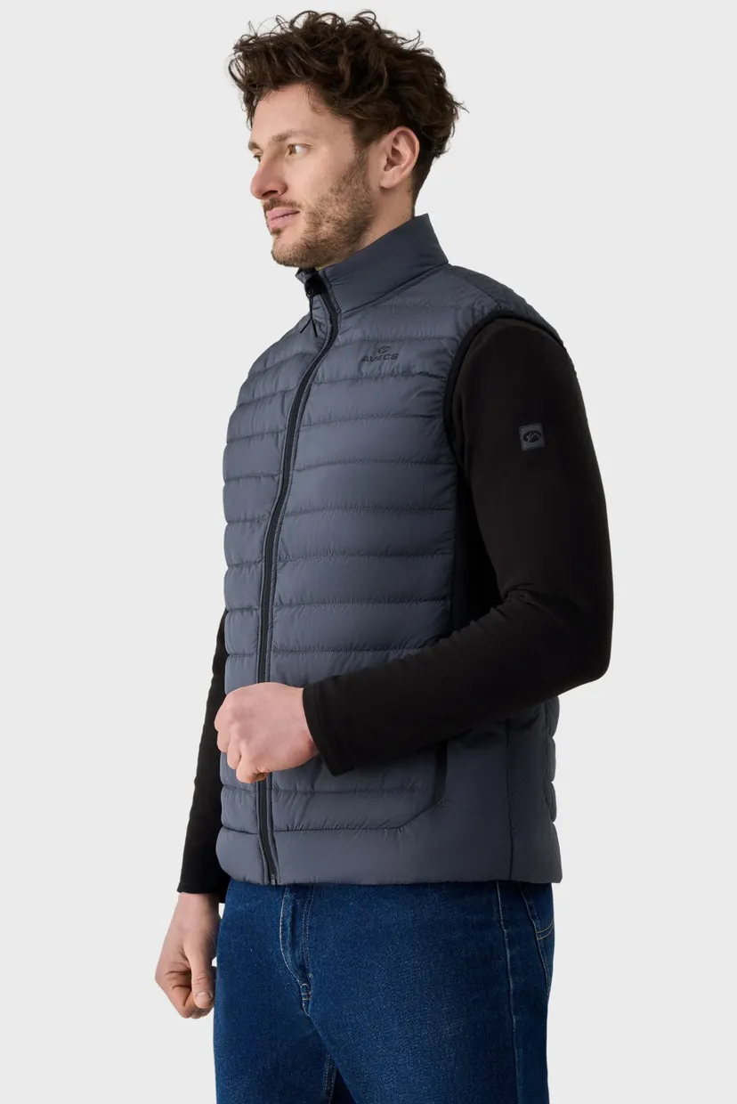 Мужской серый жилет vest 5