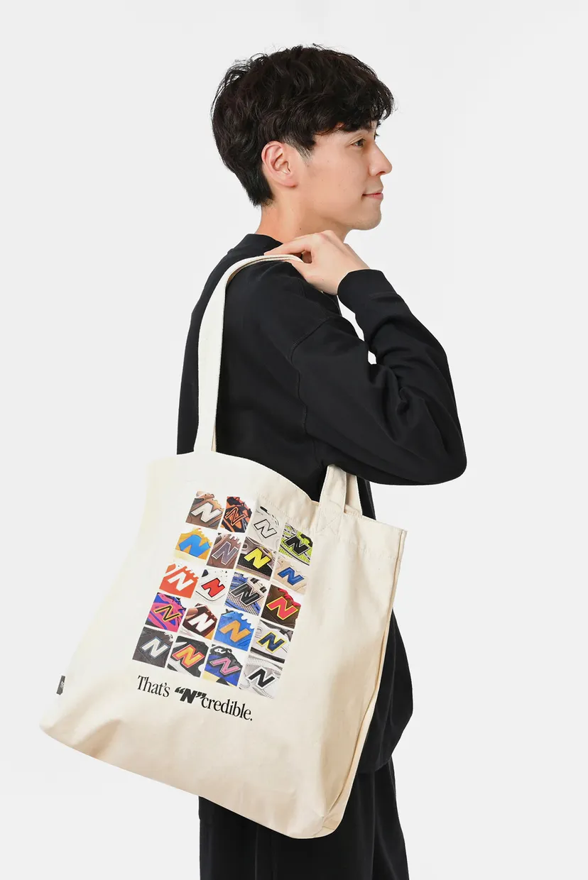 Бежевый шоппер Graphic Tote 3