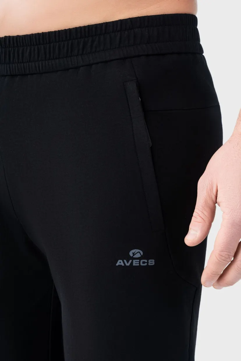 Мужской спортивный костюм чёрный sports suit 9