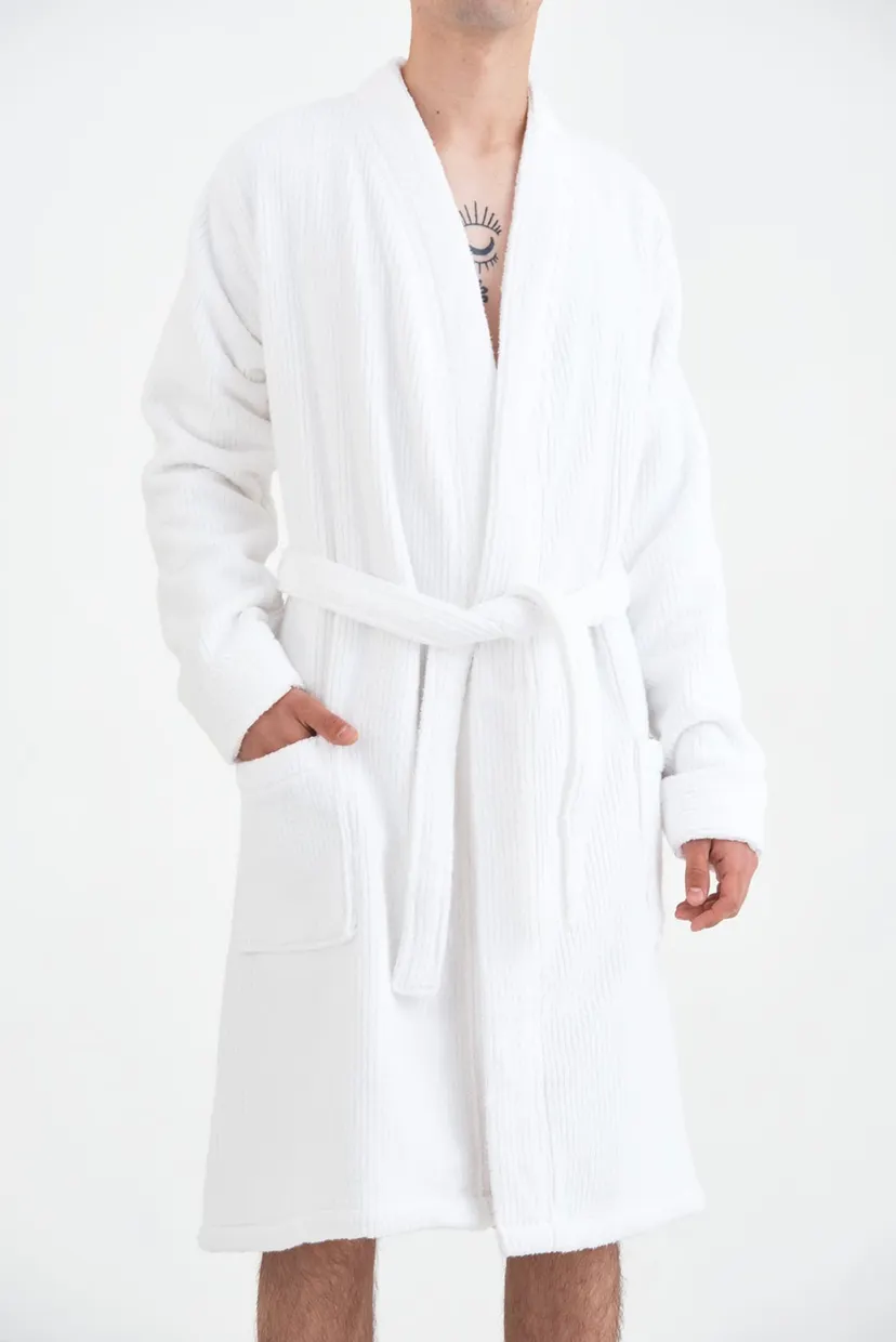 Білий халат Bold white (унісекс) 4