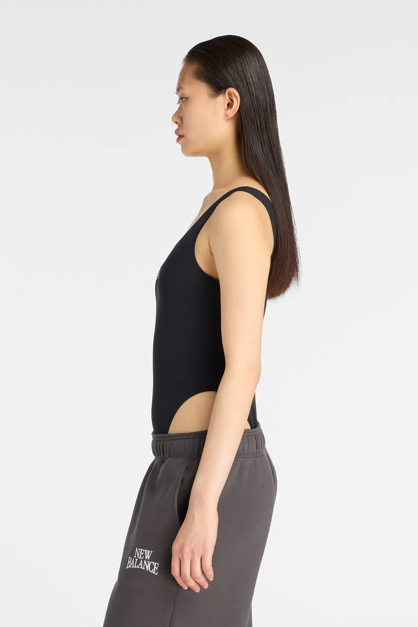 Женское черное боди Trackside Bodysuit 5
