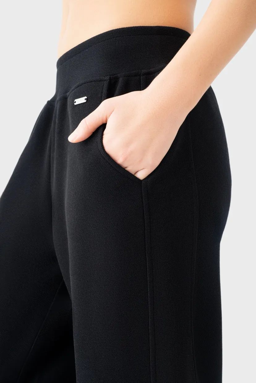 Жіночий чорний Спортивний костюм (кофта, штани) Tracksuit 10