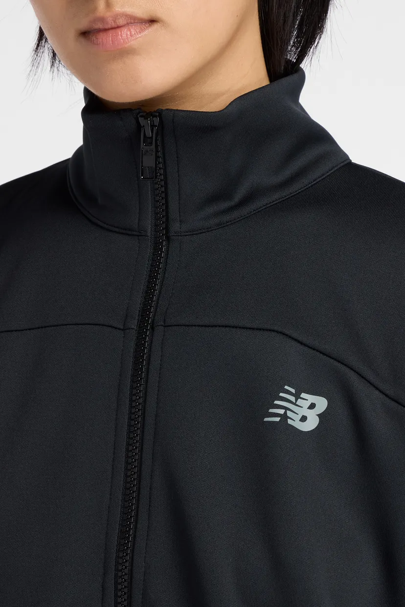 Женская черная спортивная кофта Sport Double Knit Full Zip 4