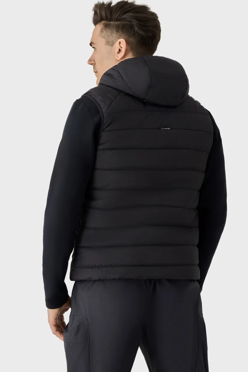 Чоловічий чорний жилет vest 3