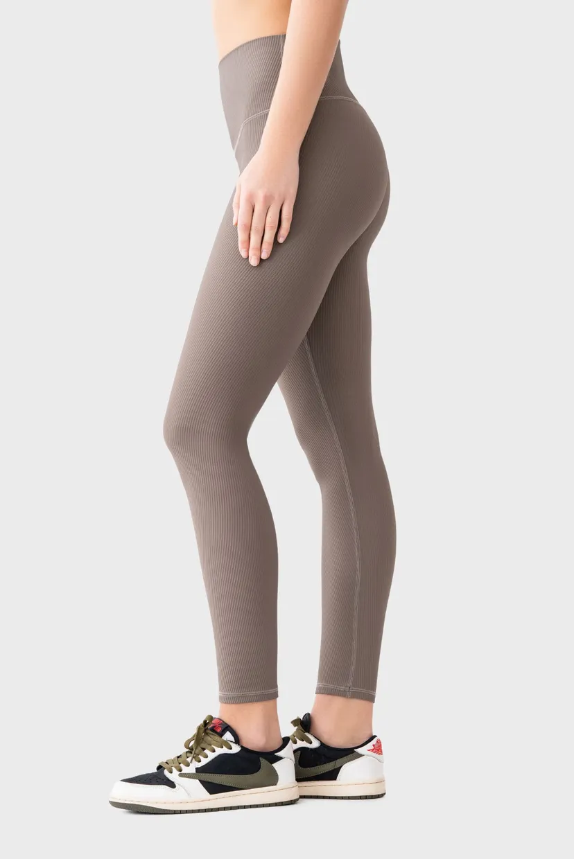 Женские бежевые леггинсы Leggings 7
