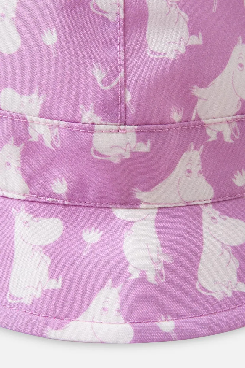 Детская сиреневая панама Moomin Solskydd 7