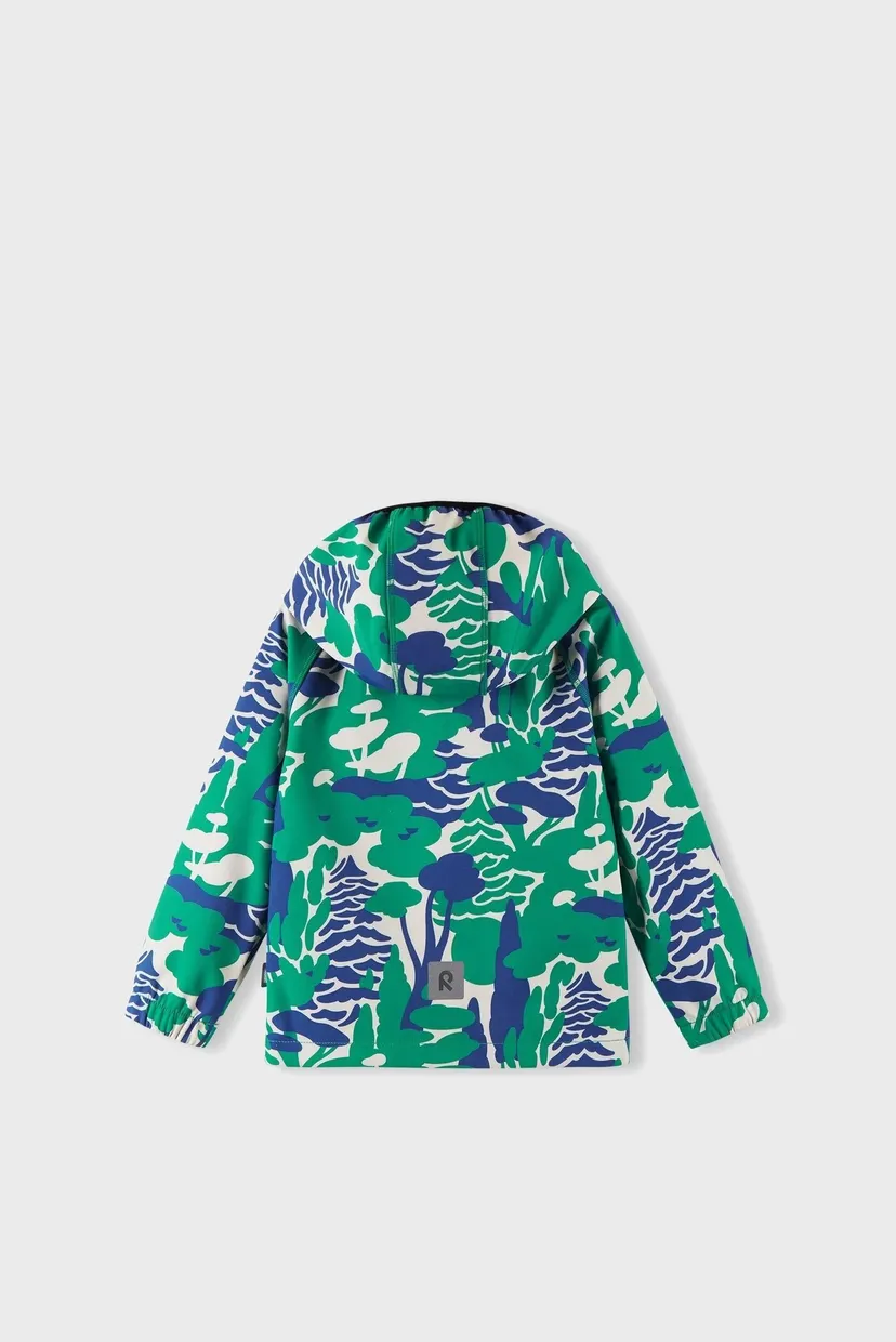 Детская зеленая куртка Softshell Vantti 3