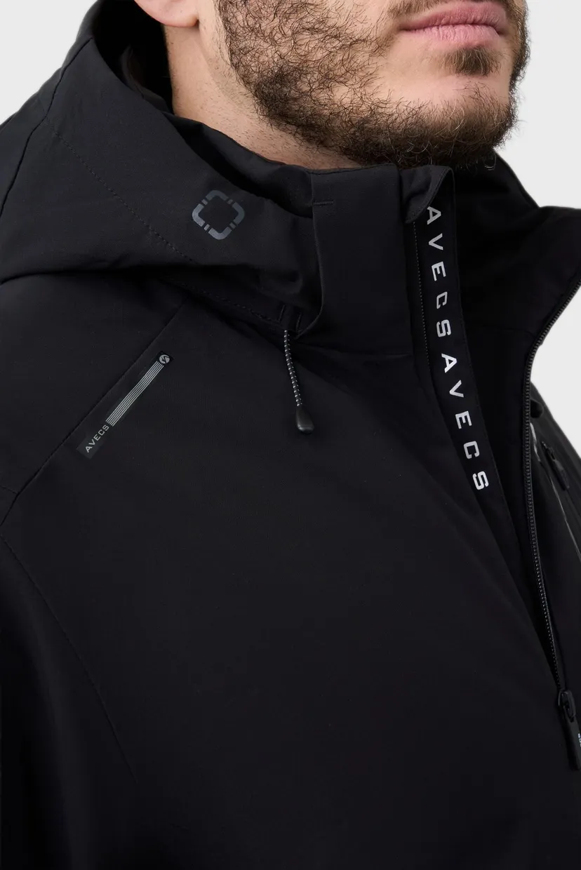 Мужская черная куртка  jacket 9