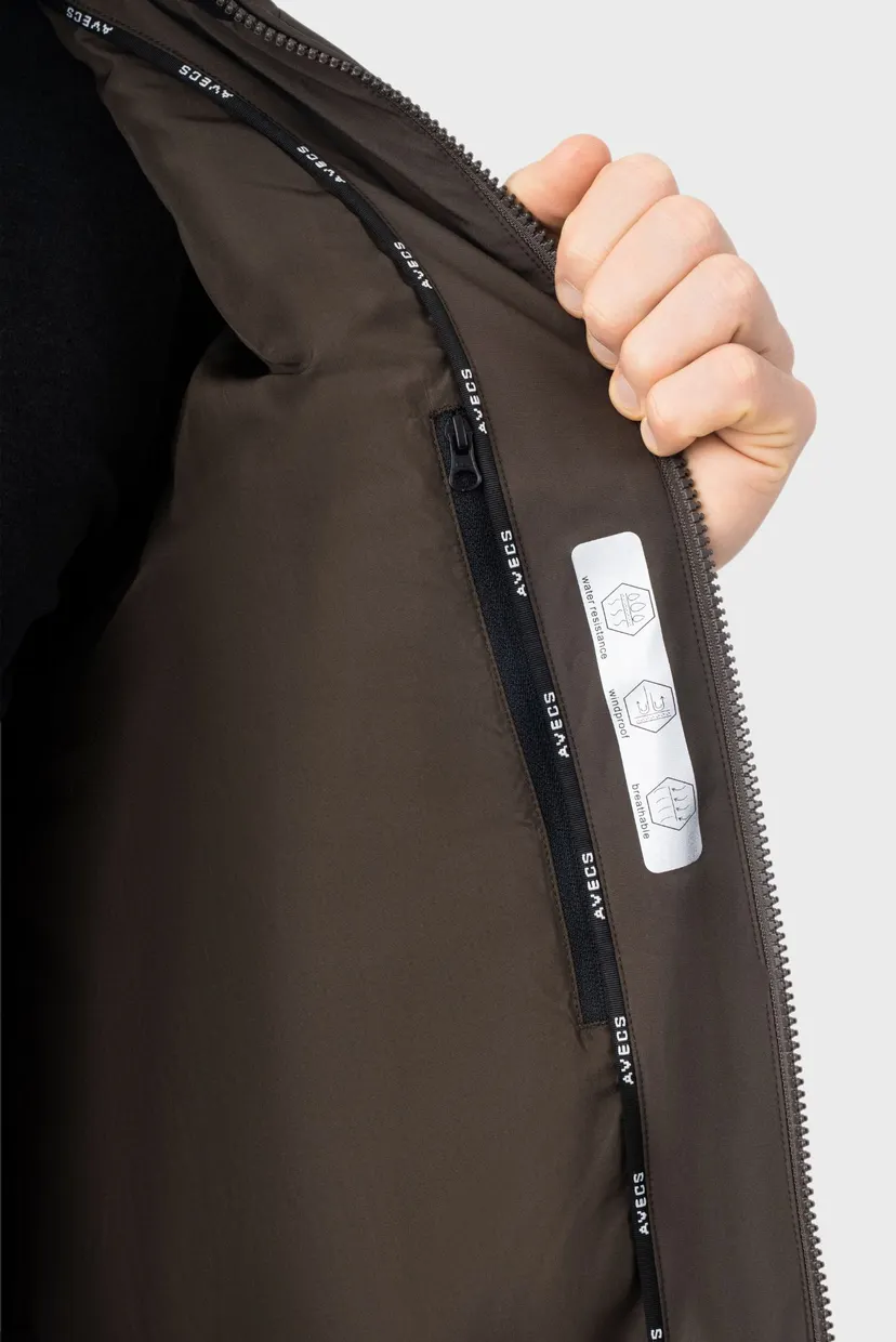Чоловічий коричневий жилет  vest 8