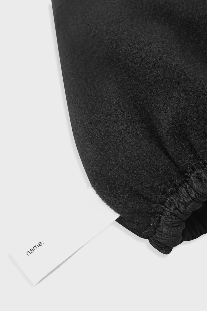 Детские черные варежки Softshell Osaava 3