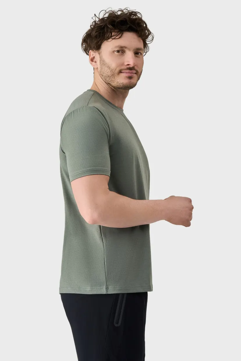 Чоловіча оливкова футболка T-shirt 5