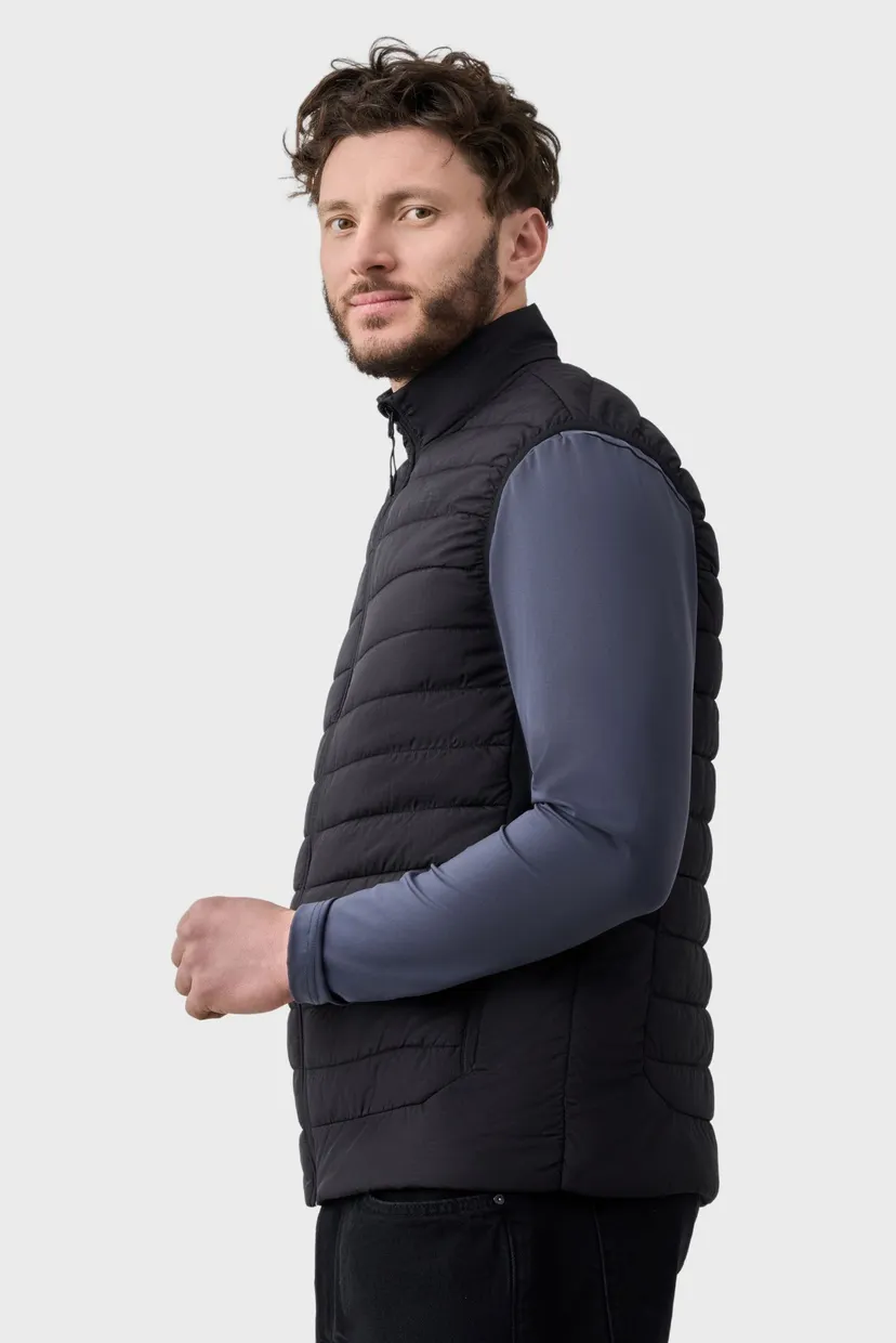 Чоловічий чорний жилет vest 5