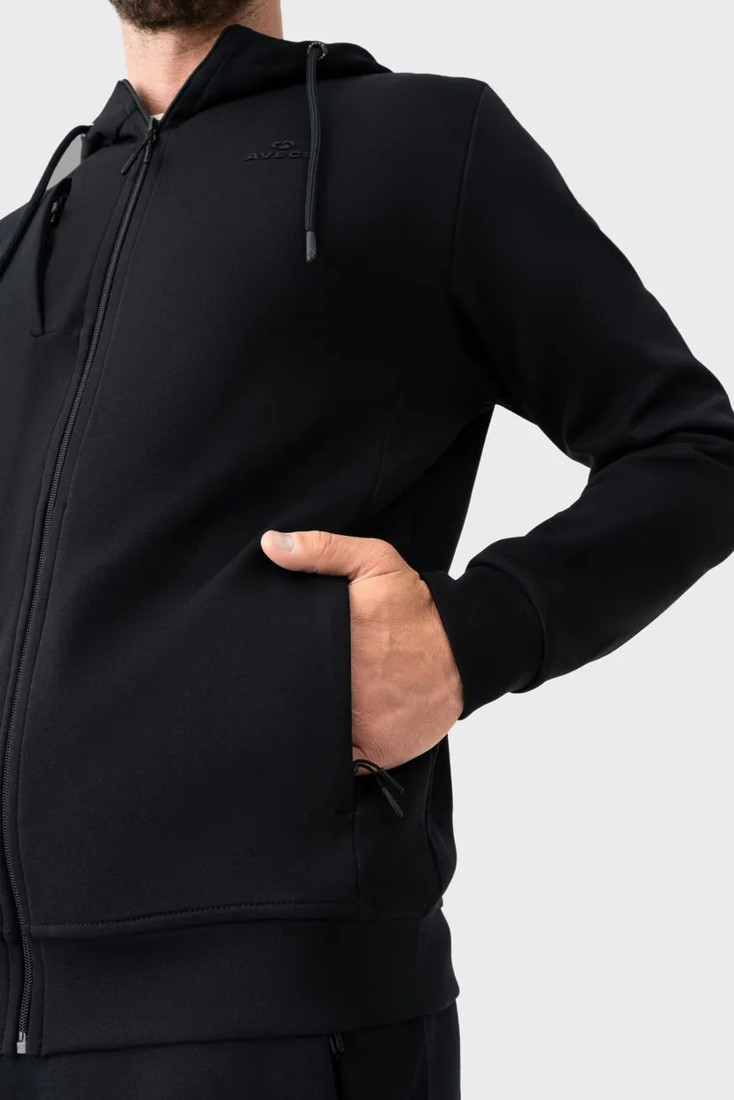 Чоловіча чорна спортивна кофта sports jacket 8