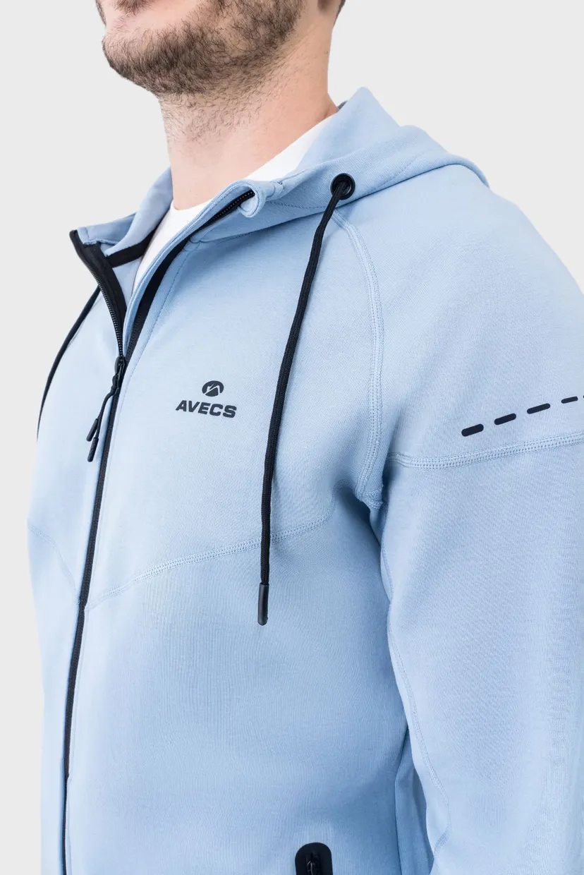 Чоловічий блакитний Спортивний костюм (кофта, штани) Tracksuit 5