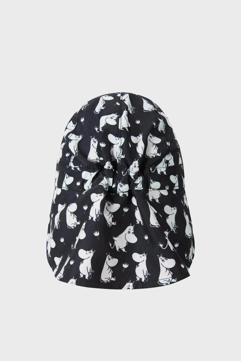 Детская черная панама Moomin Solskydd 5