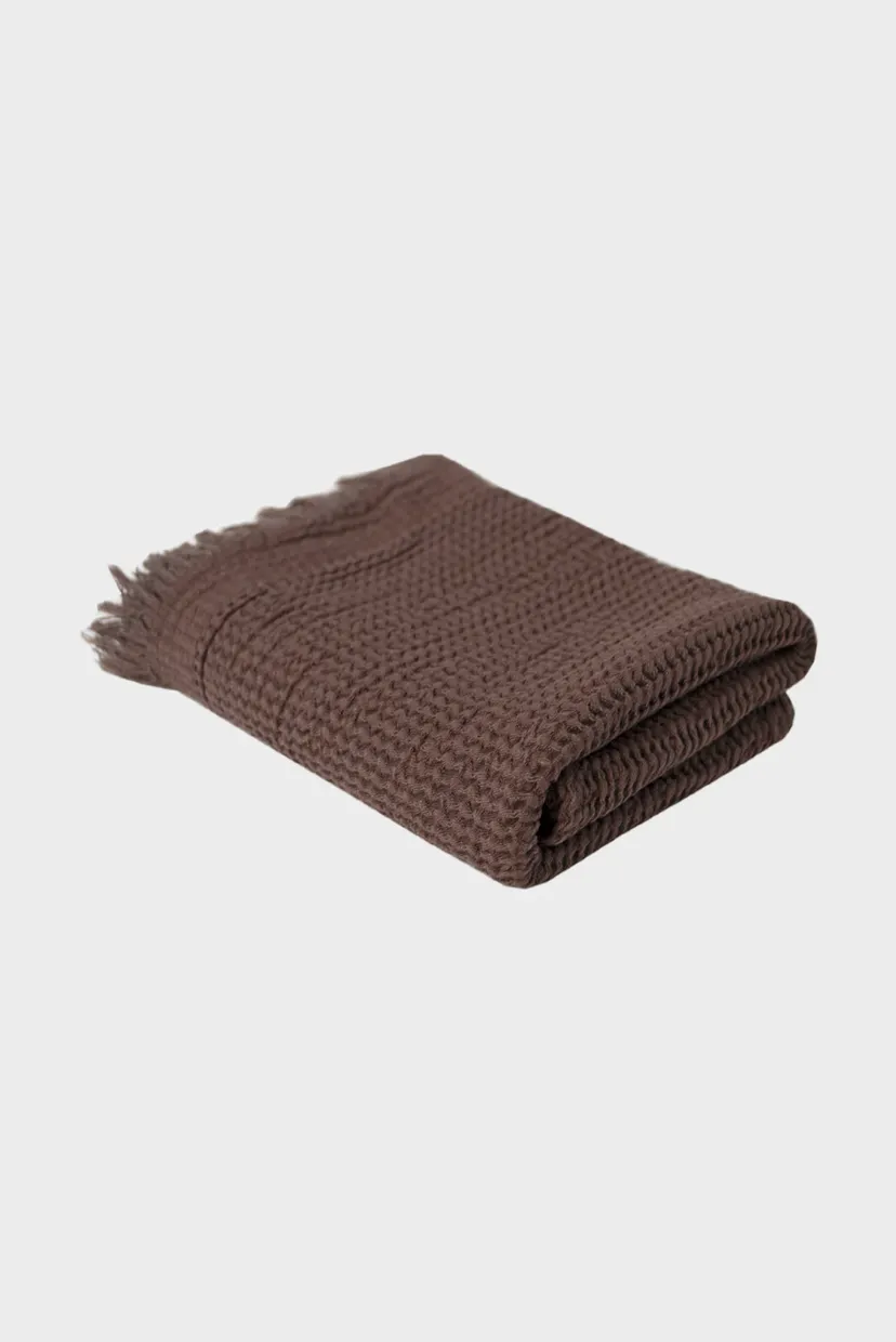 Рушник - Rius dark brown темно-коричневий 90X170 6