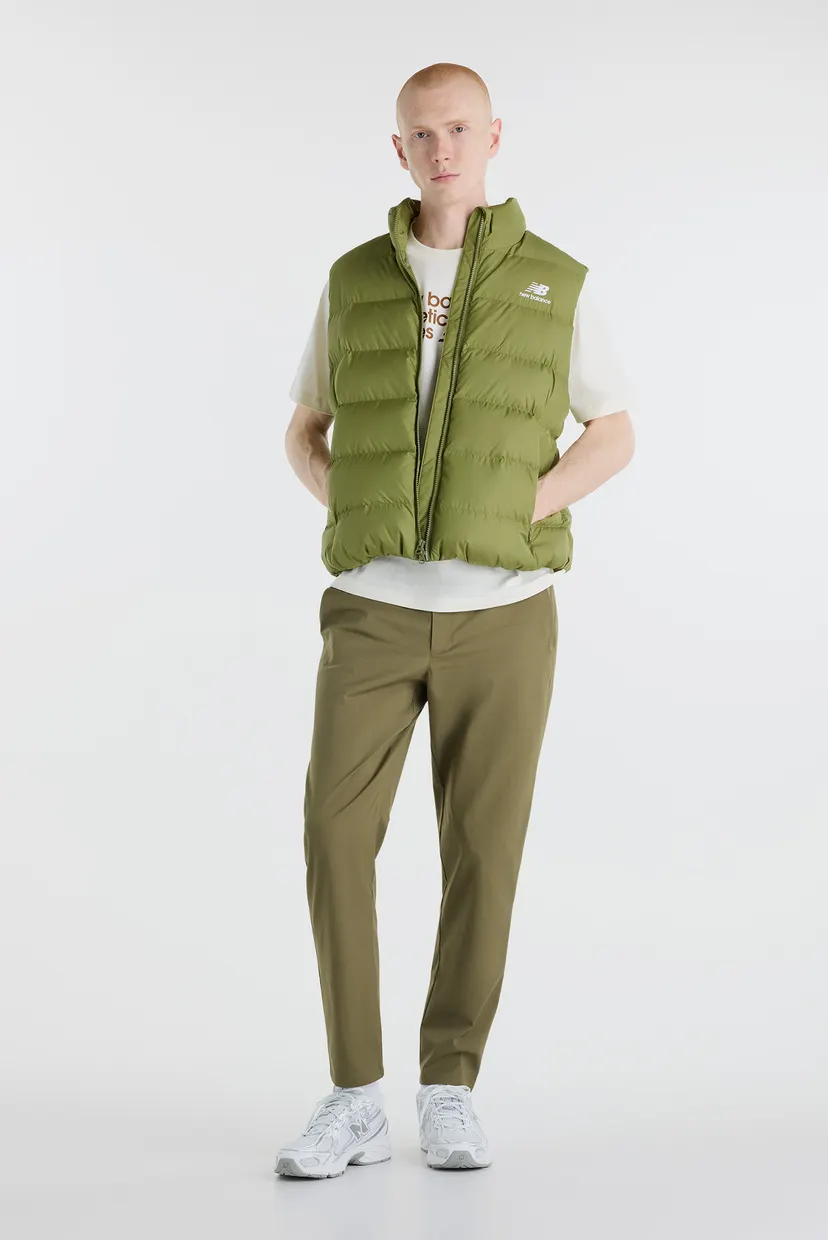 Мужская белая футболка Athletics Premium Relaxed Chest Logo 3
