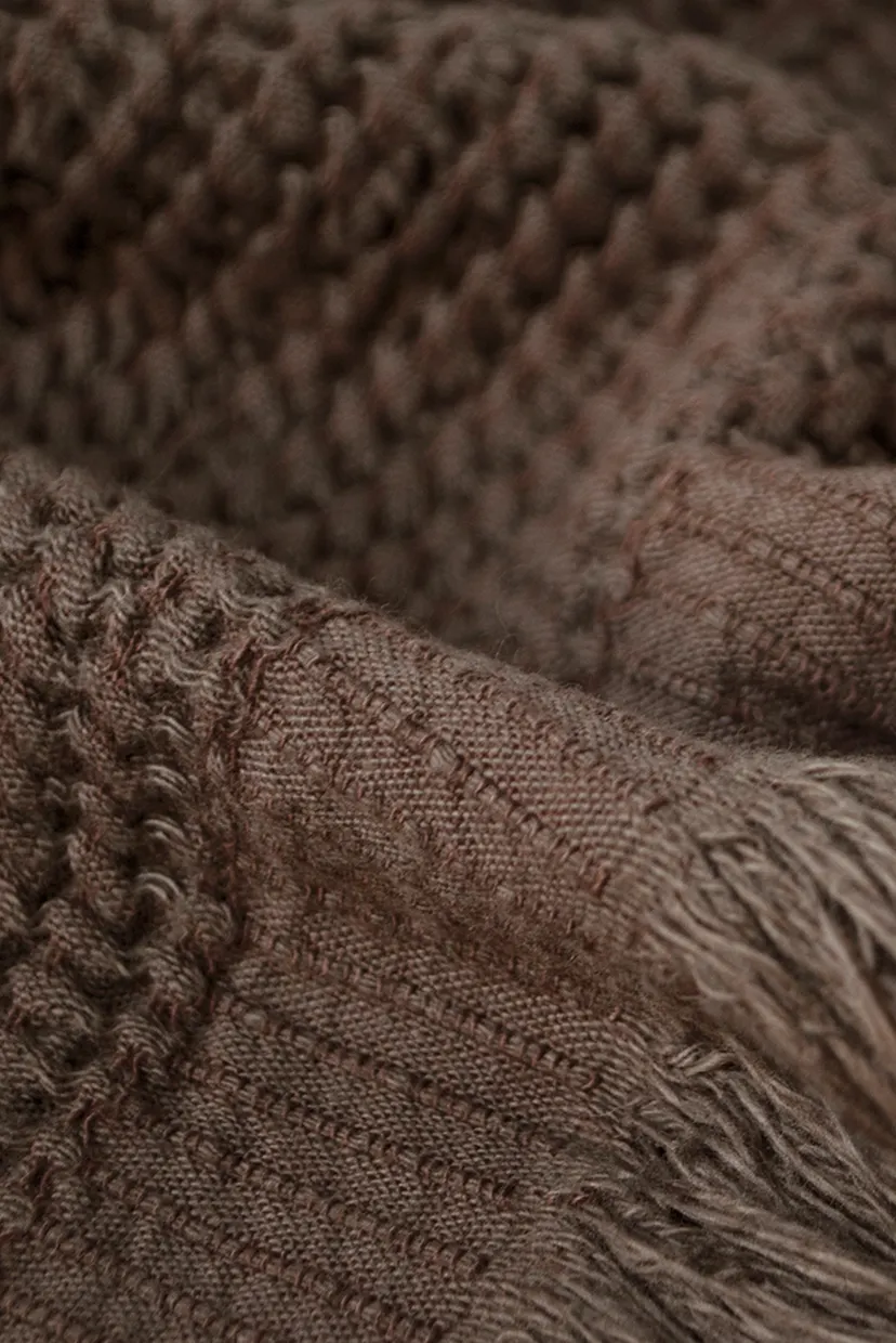 Рушник - Rius dark brown темно-коричневий 90X170 4