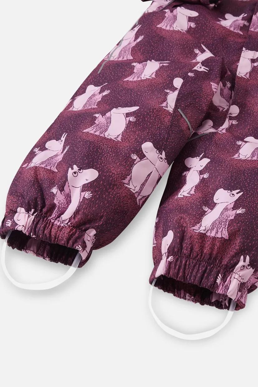 Детский бордовый комбинезон Moomin Lyster 5