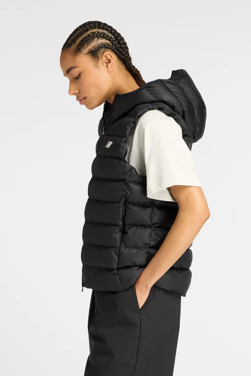 Женский черный жилет Puffer Vest 3