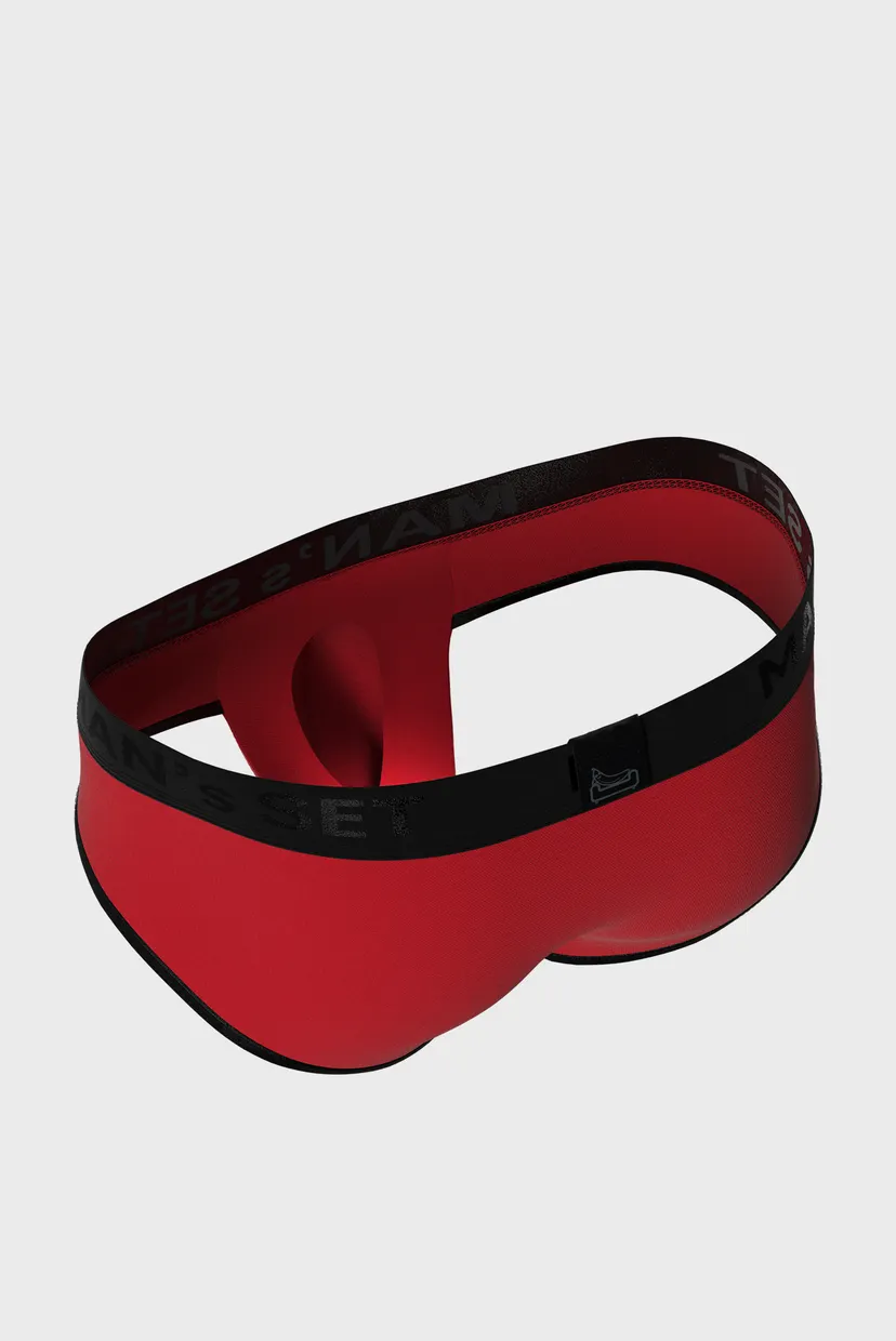 Мужские красные трусы Anatomic Slips Black Series 3