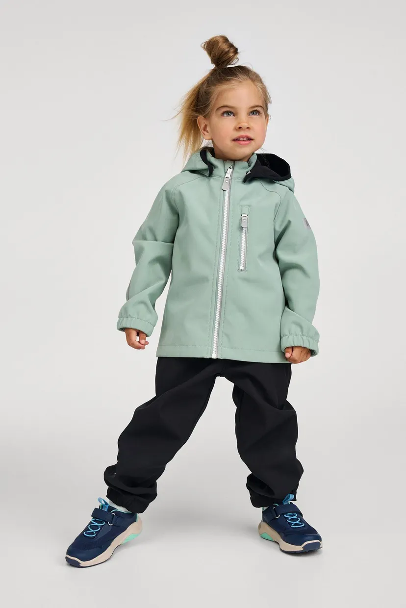 Дитяча зелена куртка Softshell Vantti 5