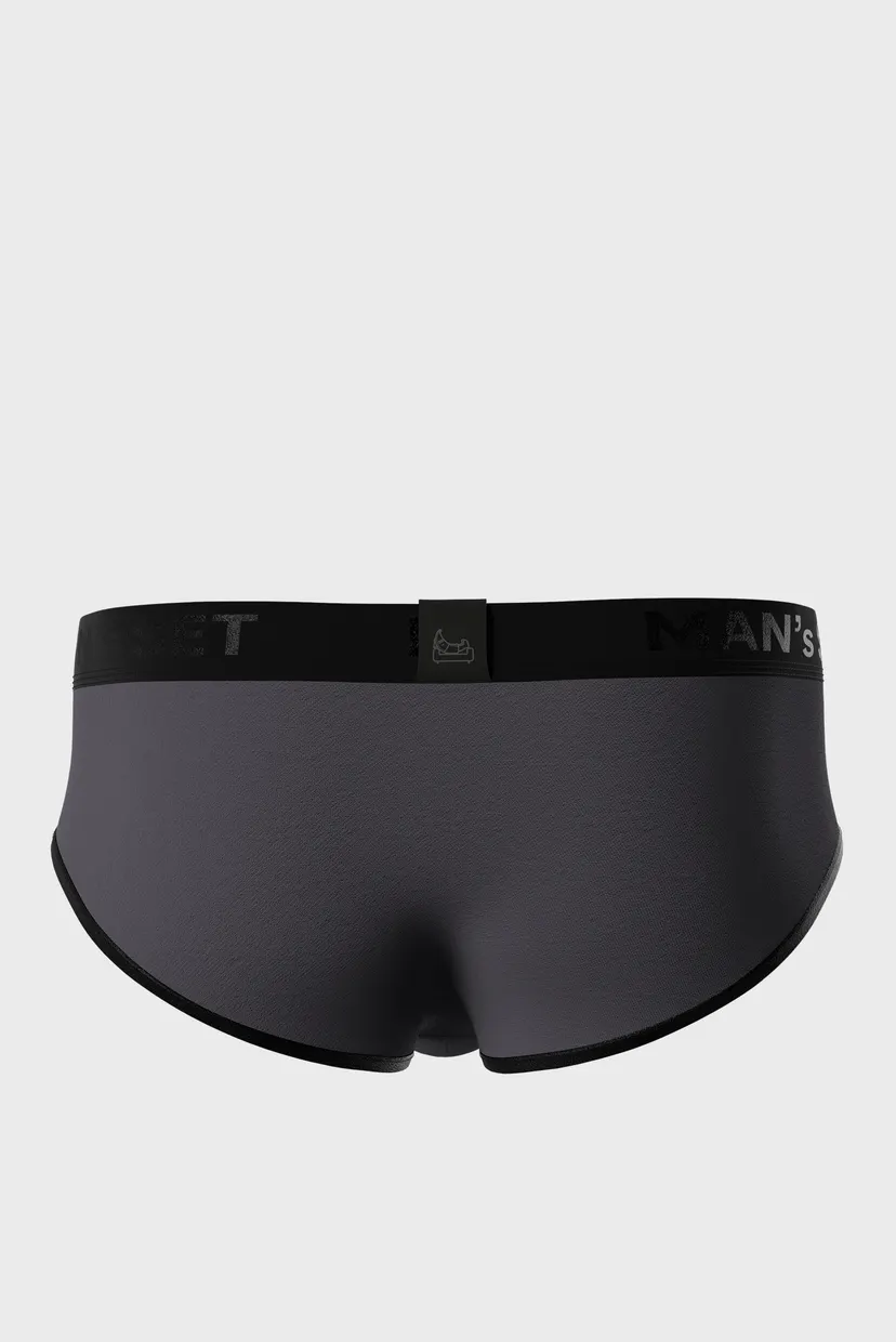 Мужские графитовые трусы Anatomic Slips Black Series 4