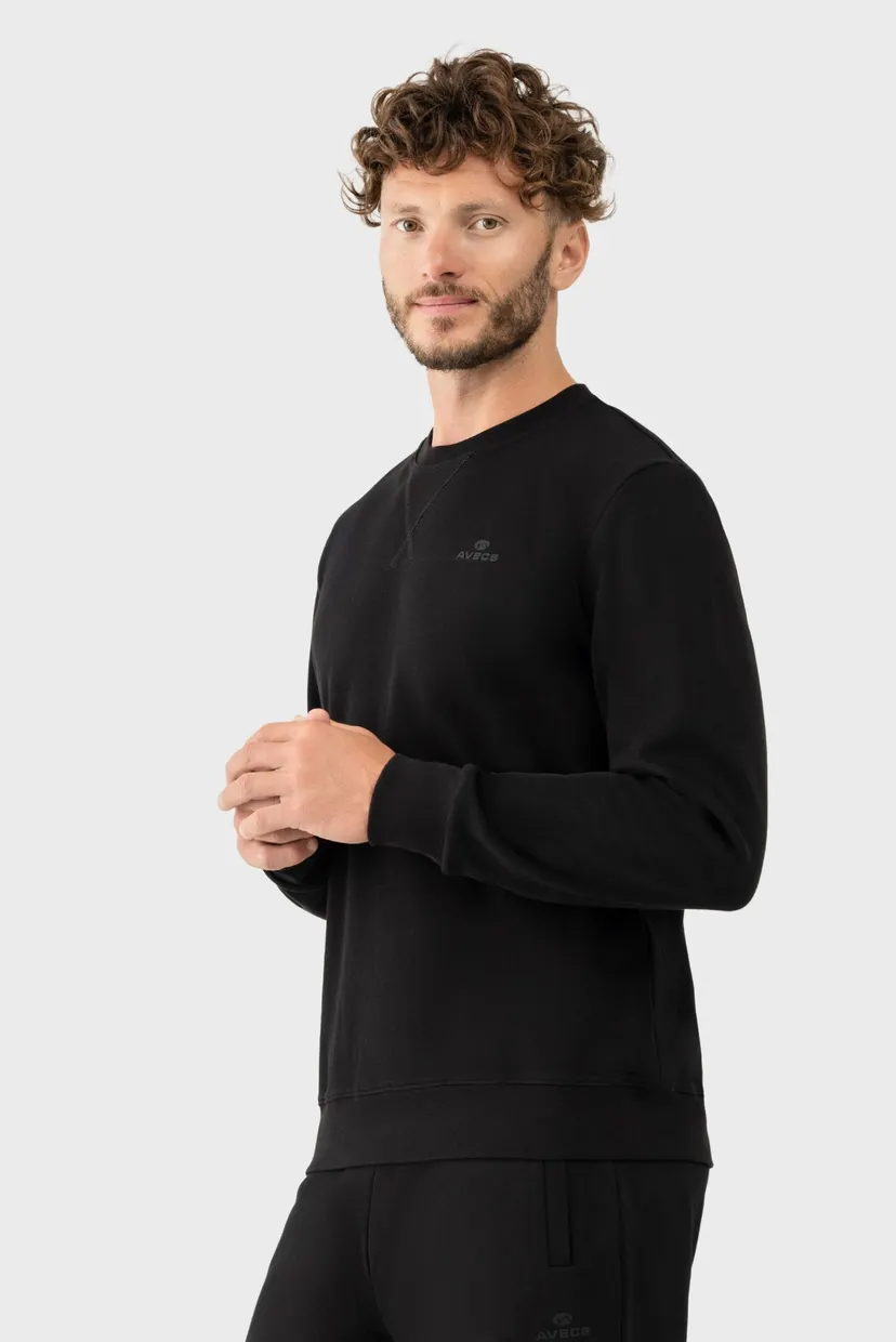 Чоловічий чорний свiтшот Sweatshirt 4