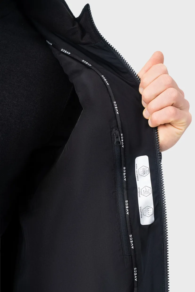 Мужской черный жилет vest 9