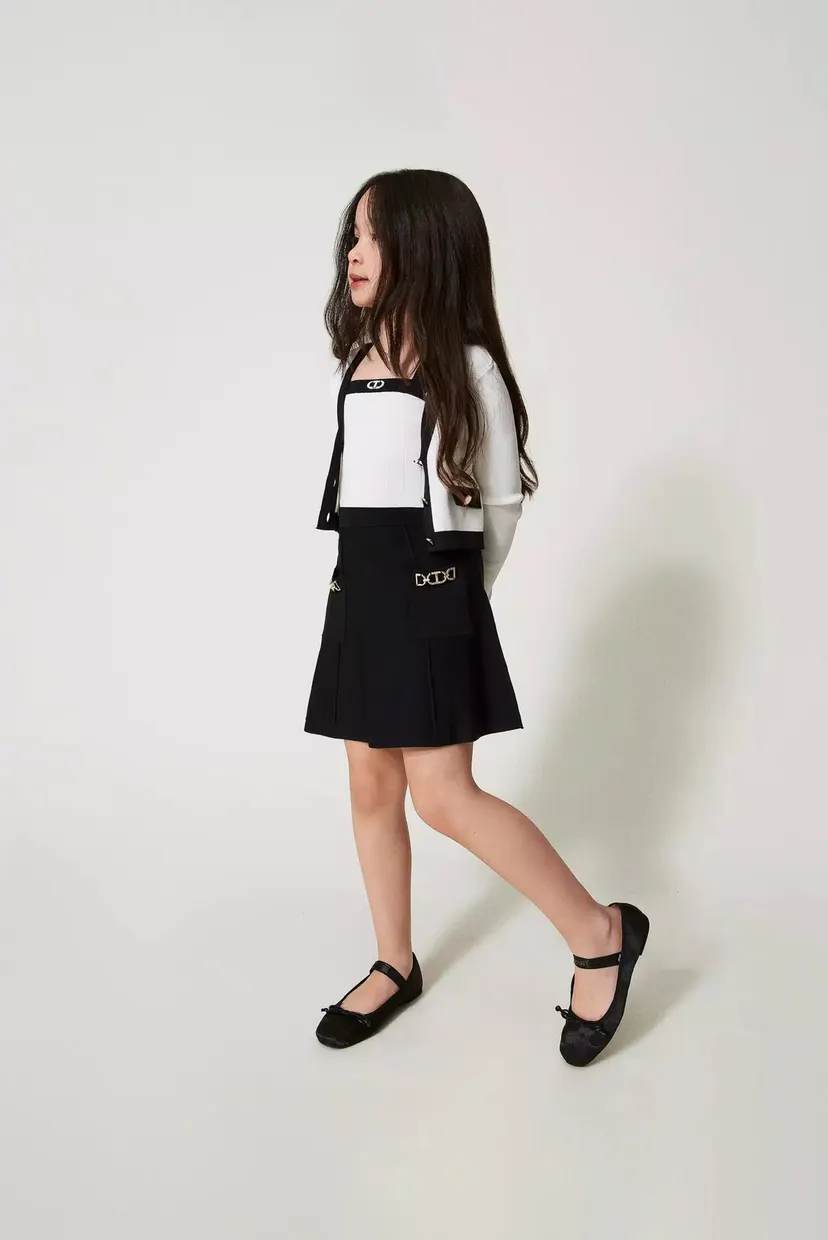 Дитяча чорна спідниця TWINSET Girl 3