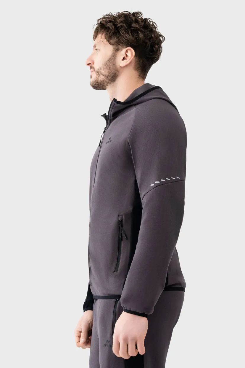 Чоловічий сірий Спортивний костюм (кофта, штани) Tracksuit 4