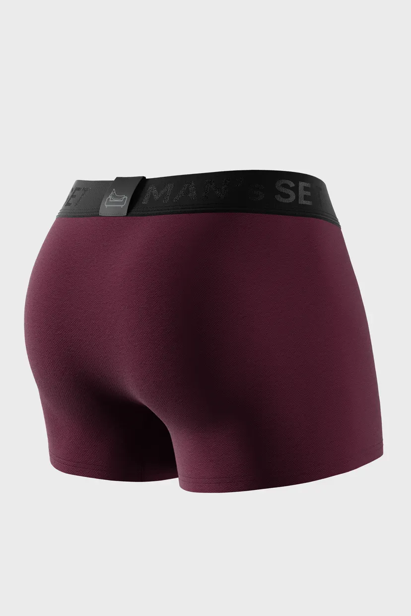 Чоловічі бордові труси Anatomic Classic 2.0  Black Series 4