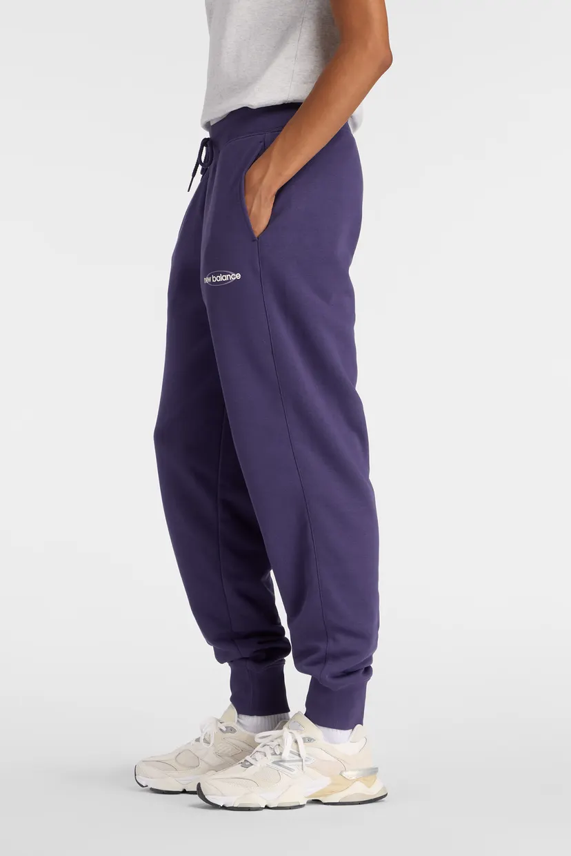 Женские фиолетовые спортивные брюки Sport French Terry Graphic Jogger 3