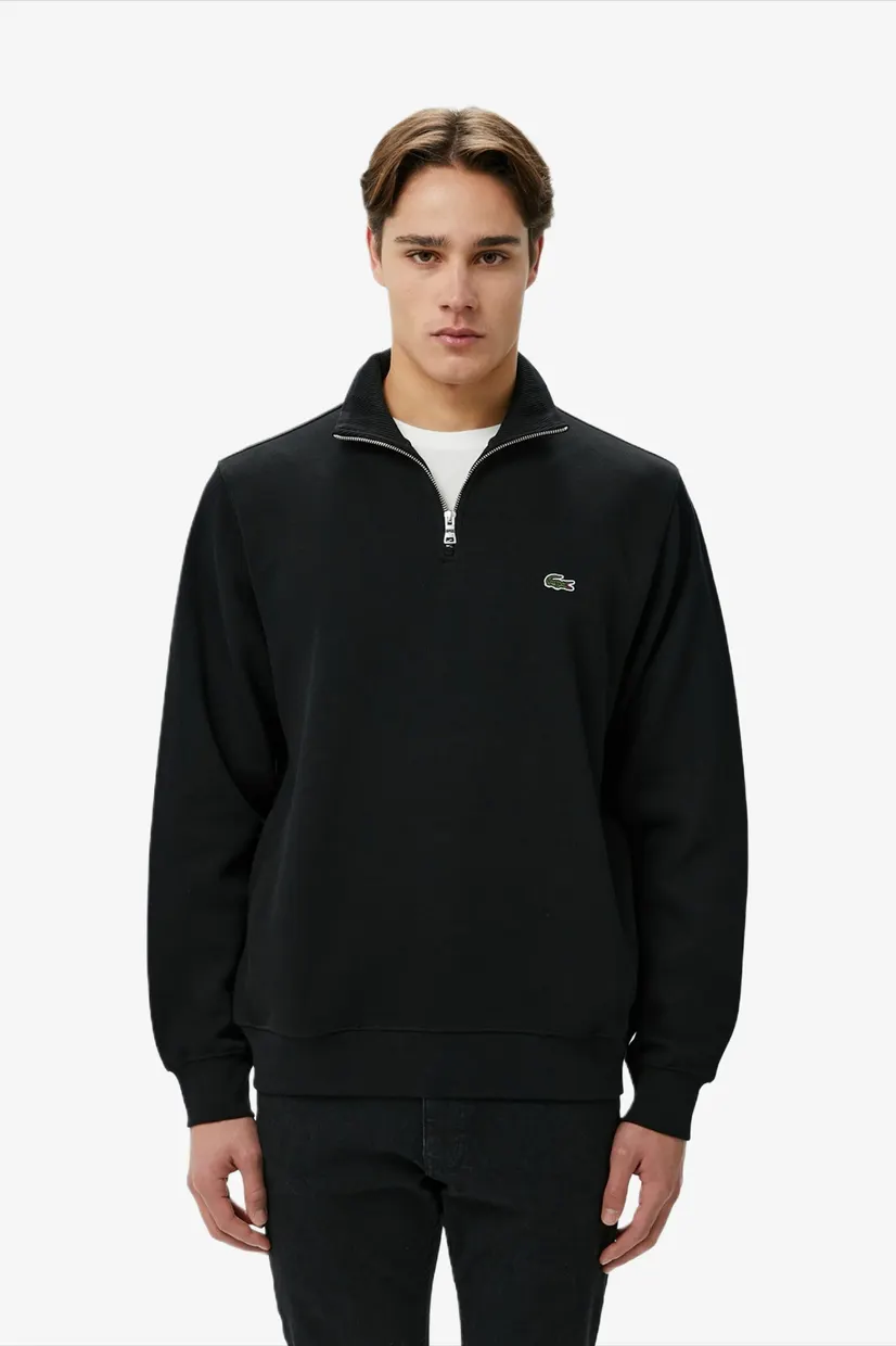 Мужская черная толстовка Lacoste SH1927031 — MD-Fashion